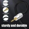 YACSEJAO 3.5mm Plug to Bare Wire Stereo Audio Cable 1/8"