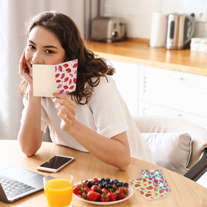 S&O Fun Fruit Notepad Theme Set with 12 Unique Designs