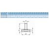 2 x Knurled Screws Furniture Feet with Threaded Bolts M4