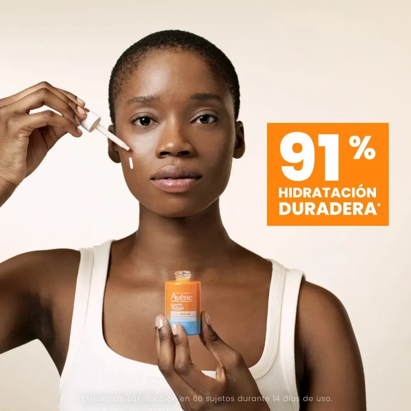 Protector Solar Facial Avène Ultra Serum FPS50+ Hidratación Duradera 30