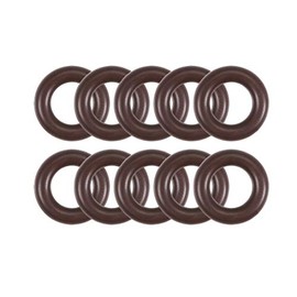 sourcing map Fluorine Rubber O-Rings 14mm OD 8mm ID 3mm Width, Metric FKM Sealing Gasket, Pack of 10