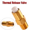 GWEI 1/4'' Brass Thermal Release Safety Relief Valve for Pressure