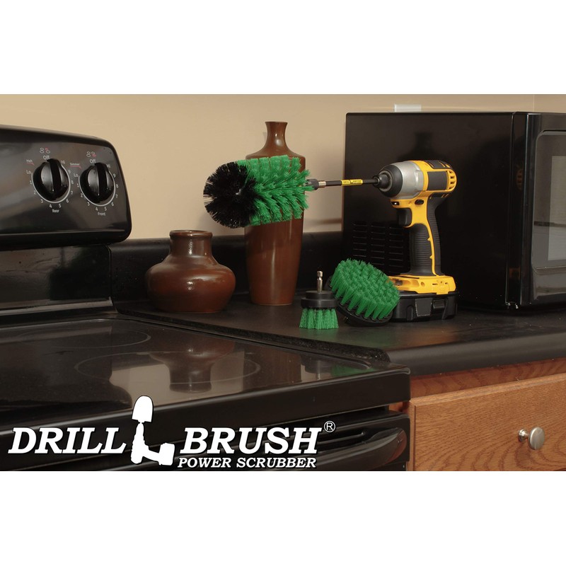 Drill Brush Power Scrubber by Useful Products Brochas de taladro