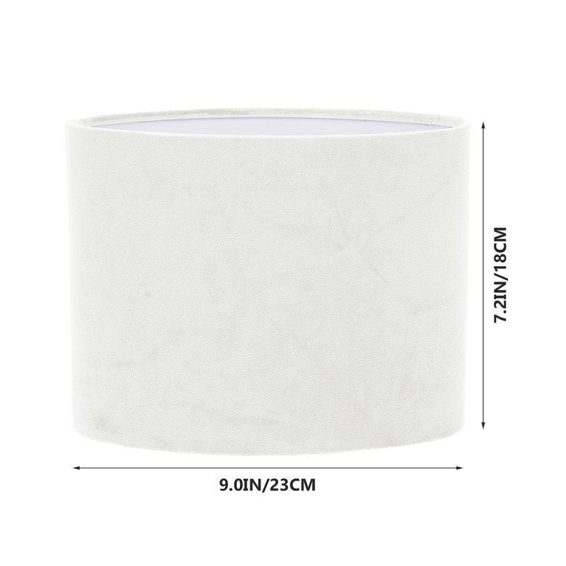 jojofuny Oval Lamp Shade, E27 Silk Cloth Lampshade Replacement Dum