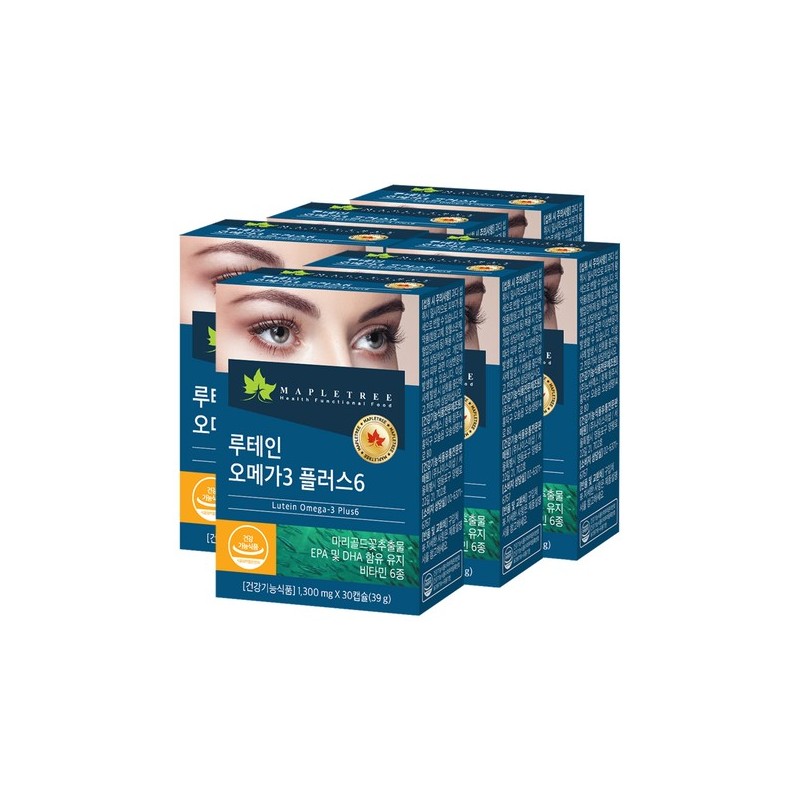 Maple Tree Lutein Omega 3 Plus 6 30 Capsules x
