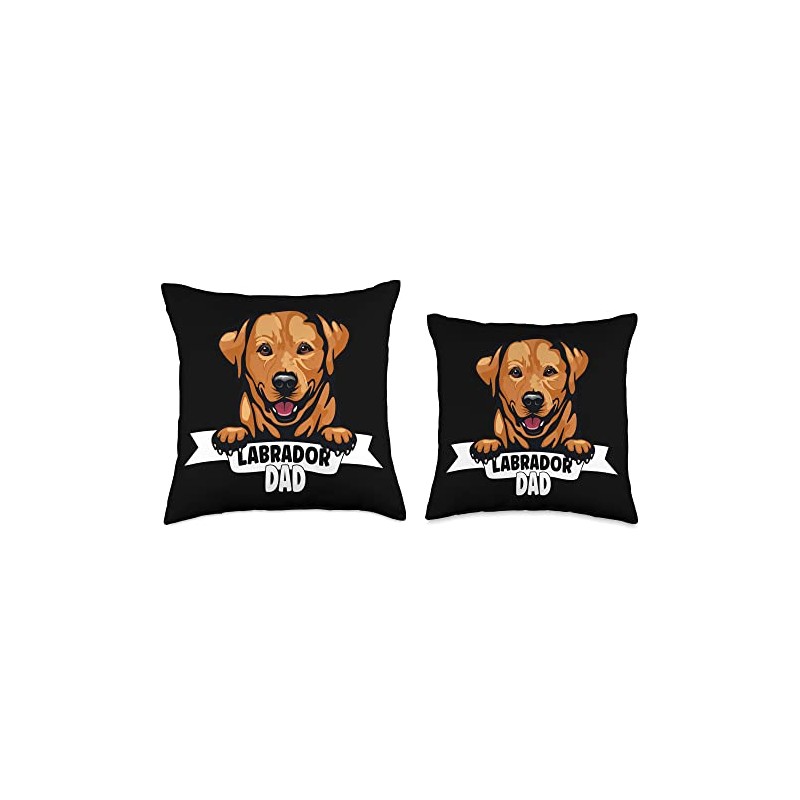 Labrador Dad Foxred Lab Redfox Labrador Retriever Fox Red Throw