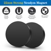 Wukong Rubberised Magnets Diameter 22 mm, Pack of 8 Strong