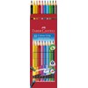 FABER-CASTELL Colour Grip 116613 Colouring Pencils Set, Erasable, Pack of