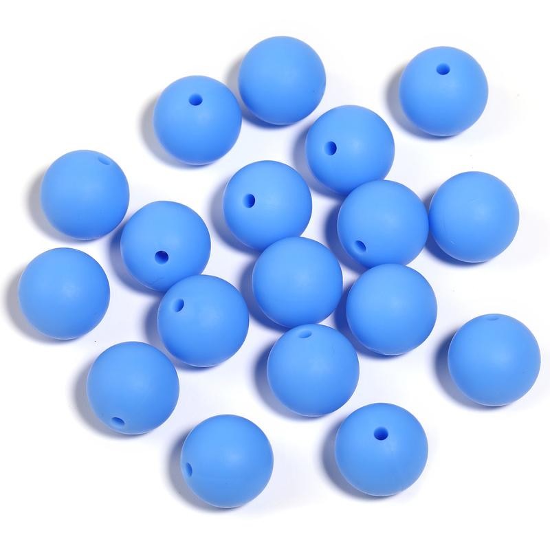 【B170】 Beads for DIY Projects: 15mm Round, Mixed Color, 30Qty