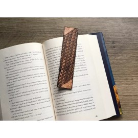 Original Scale - handmade leather bookmark