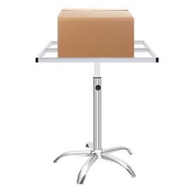 CUBELLIN Rotating Paint Stand 360° Rotating Spray Paint Rack Stainless Steel Spray Painting Platform 19.69-35.43in Liftable Spray Paint Stand, 55lbs Load Capacity