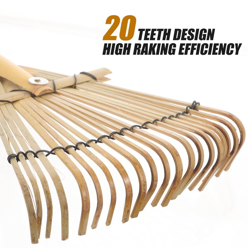 Yardwe Yard Leveling Rake Leaf Scoops Hand Rakes Short Handle