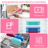 LEIKEEGO Lunch Box Kids,Leak-Proof Bento Lunch Box with Compartments for