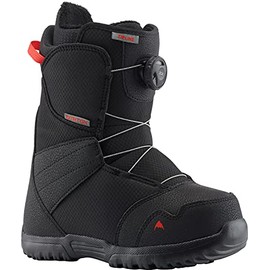 BURTON Zipline BOA Snowboard Boots Kid's Sz 4 Black