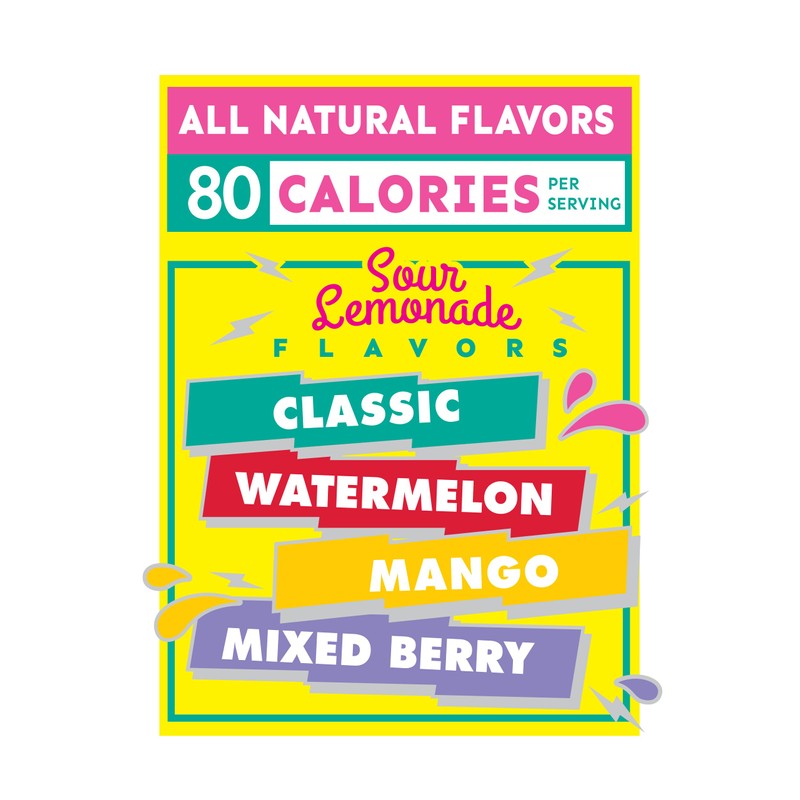 AriZona Fruit Snacks, Sour Lemonade - 10 Boxes of 10