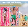 6 Pack Lightweight Thin Beach Towel Oversized 71"x32" Big Extra