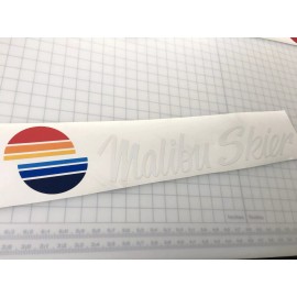 Malibu Skier 41 inch Printed Decal Boat Logo Large 2551