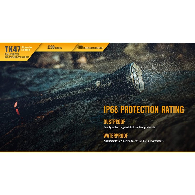 FENIX(フェニックス) TK47UE XHP70 LED フラッシュライト 明るさ最高3200ルーメン TK47UE