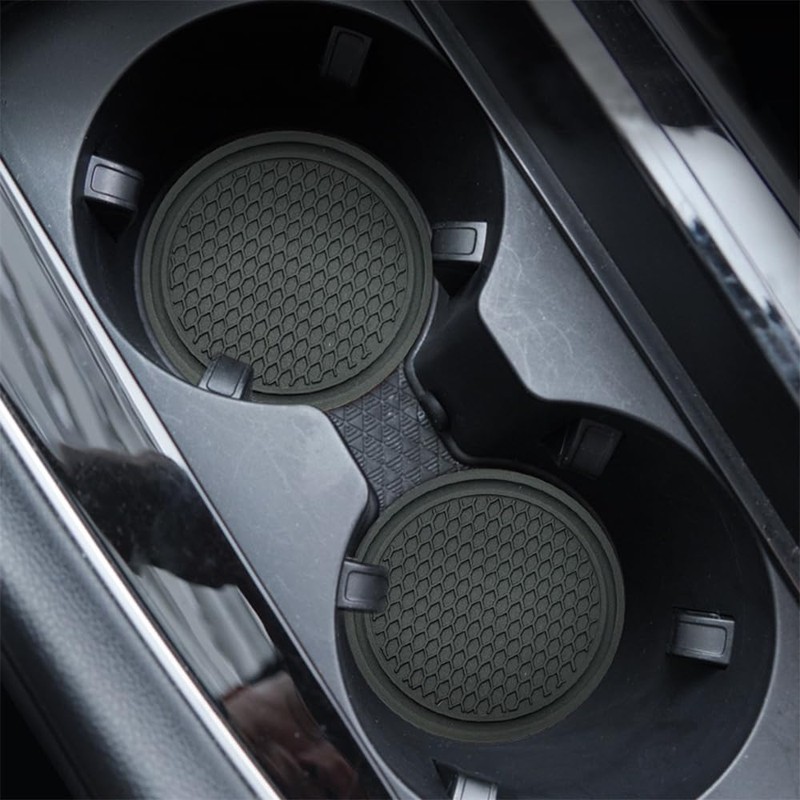 upra Car Trash Can with Lid,Bag Hanging Storage Pockets,Adjustable Tissue