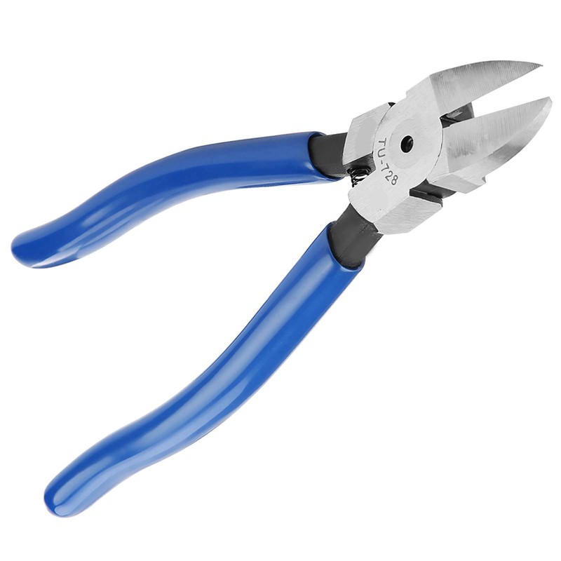 8inch Blue Diagonal Pliers Cable Nose Cutting Nippers Wire Cutter