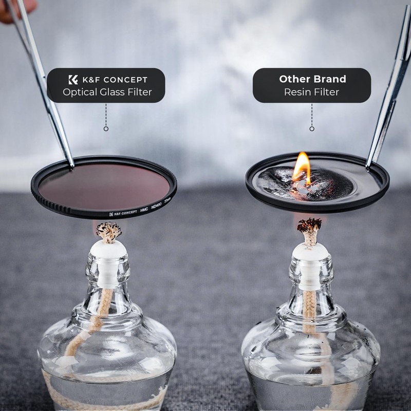 K&F Concept Nano K-Series Filter Set 62 mm UV Filter,