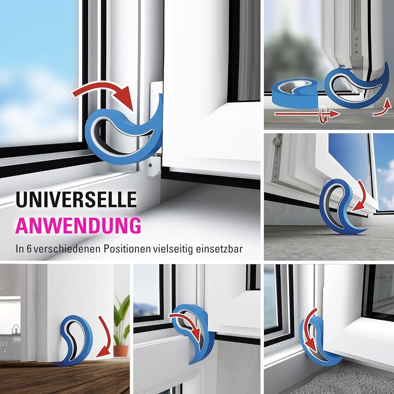 Stoppy Door/Window Stoppers Set of 2 Available in 14 Colours