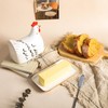 Colias Wing Retro Hen Ceramic Butter Dish with Lid Butter