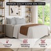 Queen Sleeper Sofa Bed Sheet Set - 400 TC 100%