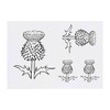 4 x 'Thistle' Temporary Tattoos (TO00008964)