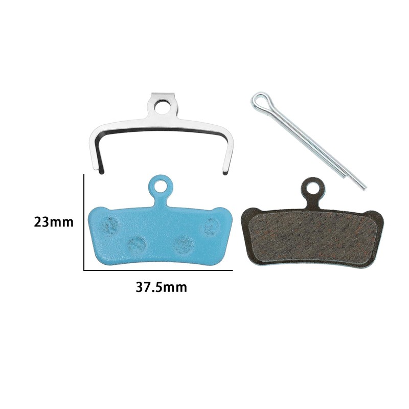 VGOL 2 Pairs Bicycle Disc Ceramic Brake Pads Compatible with