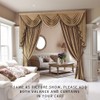 ELKCA Double-Sided Chenille Valance for Living Room Coffee Curtains Valance