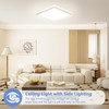 LED Ceiling Light Living Room 4000K-18W-1600LM, IP44 Waterproof Modern Simple