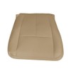 Zieichy Driver Side Bottom Replacement Leather Seat Cover Tan Compatible