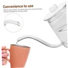 COLLBATH Pour-Over Coffee Kettle Narrow Spout Heat-Resistant Borosilicate Glass Hand