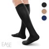 Ease Opaque Men's Trouser Socks with Mild (15-20mmHg) Compression (Navy,