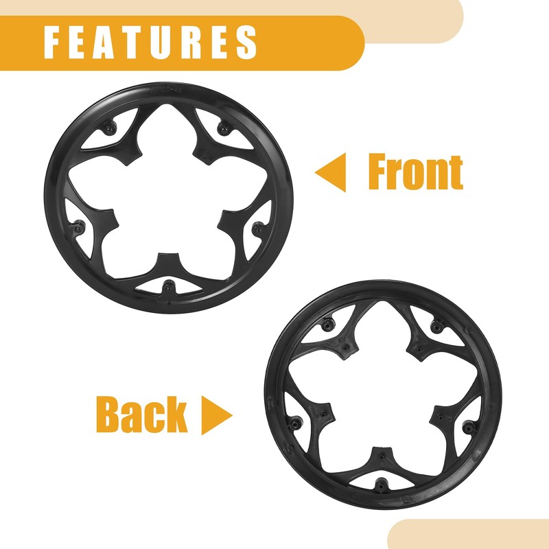 Partuto 1 Pc 9.5Cm Universal Bike Cranksets Protective Cover -