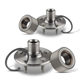 PHILTOP 2 PCS 521000/521001 Rear Wheel Bearing Hub Assembly for 2002-2010 Ford Explorer, 2002-2010 Mercury Mountaineer, 2007-2010 Ford Explorer Sport Trac, 2003-2005 Lincoln Aviator,