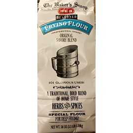 HEB The Baker's Scoop Seasoned Frying Flour 3.5 Lb (Pack of 2)