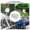 Power Junction Box with Mounting Plate ABS Plastic DIY Electrical