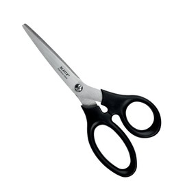 Leitz Stainless Steel Scissors Set 165/185/200 mm, Set of 3 Stainless Steel Scissors in 165; 185 and 200 mm Size on Plastic-Free Hanging Card, 54260095