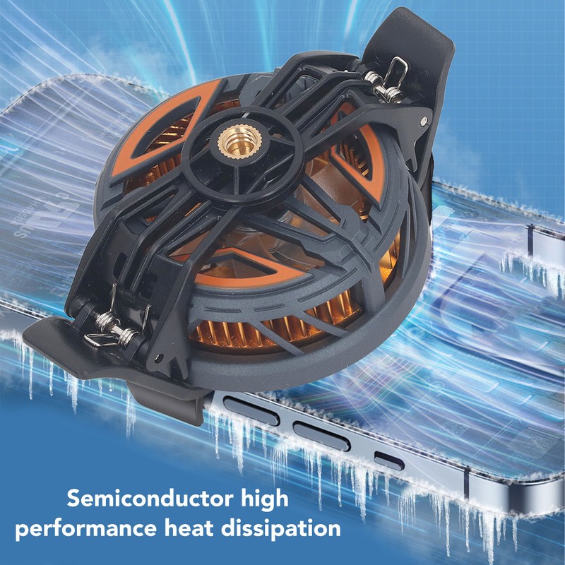 Semiconductor Mobile Phone Cooler Professional Efficient Quiet Cell Phone Radiator