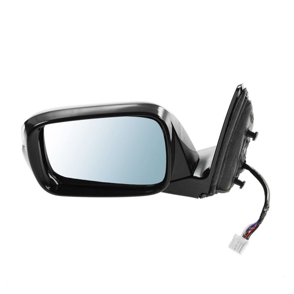 Driver Side Mirror Assembly Electric Adjustment Heated Memory Black Compatible