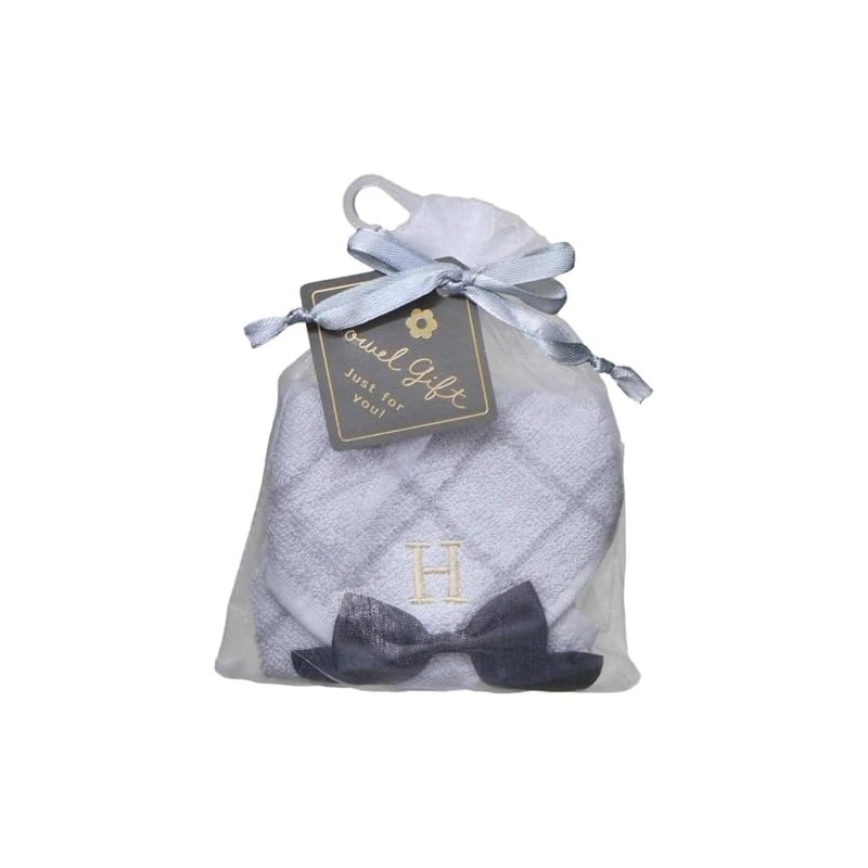 Coolia Towel Initial Towel with Ribbon H 03160