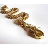 Men's Brass Persian Weave Wallet Chain with Hook