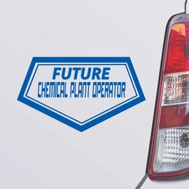 Custom Brother - Future Chemical Plant Operator Blue Color Car Laptop Wall Bumper Decal Sticker, DesM92