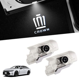 Virauto Toyota Crown SH35 Model Courtesy Lamp LED with Laser Logo TZSH35 AZSH35 16th Generation November 2023~ Dedicated Welcome Light Courtesy Light High Brightness Genuine Replacement Easy