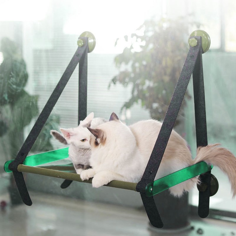 Cat Bed Window Removable Washable Cat Window Perch Swing Hammock