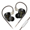 Kz DQS in Ear Headphones Wired Gaming IEM HiFi Earbuds,High-Precision