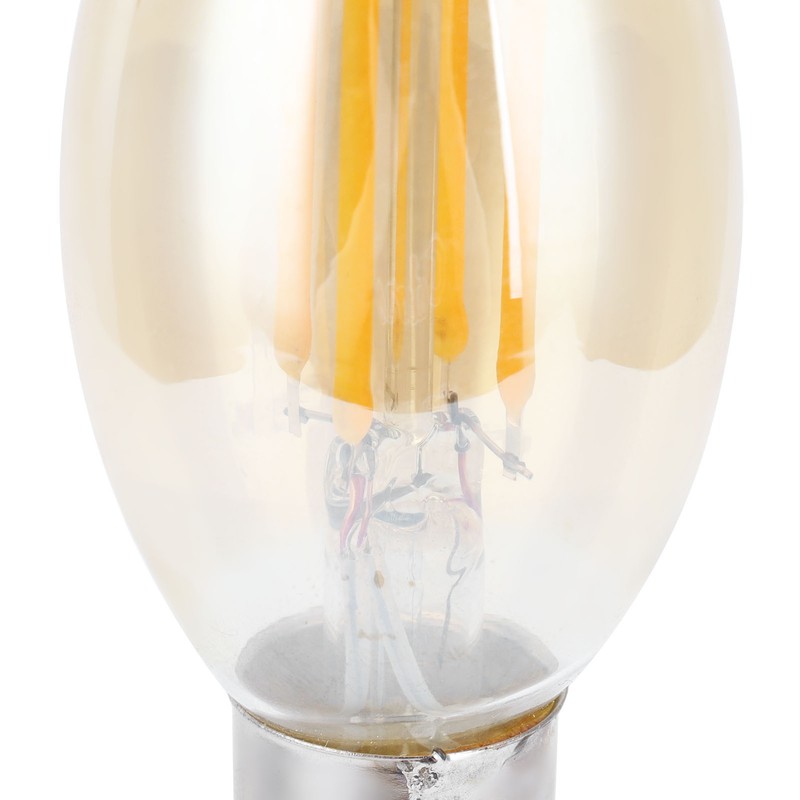 10PCS C35 LED Gold Filament Bulb 2700K 4W E14 Base