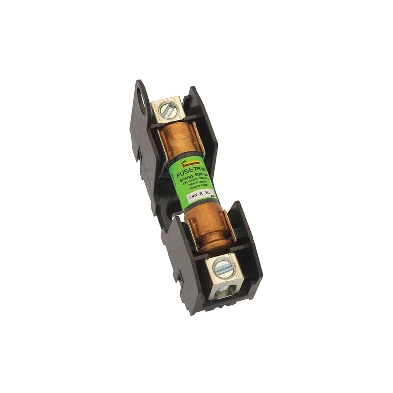 Cooper Bussman RM25030-1CR: Fuse Block, Class R, 250V 30A, 1